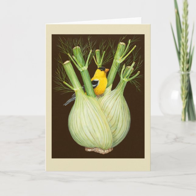Fennel finch card karte (Vorderseite)