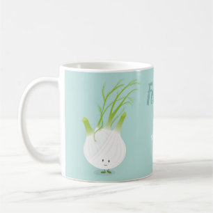 Fennel macht alles Extravagante, weiße Niedliche  Kaffeetasse