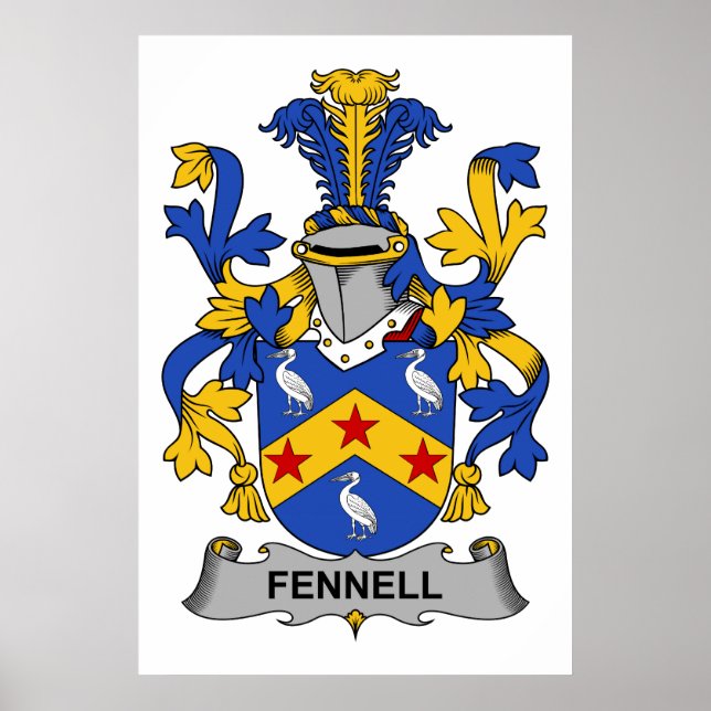 Fennell Familienwappen Poster (Vorne)