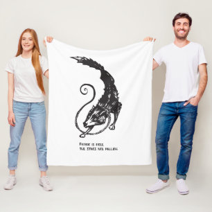 Fenrir Fenris ist ein freier Hund, der die Mytholo Fleecedecke