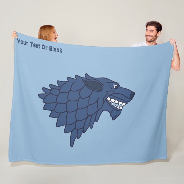 Fenrir/Fenriswolf Fleecedecke (Beispiel)