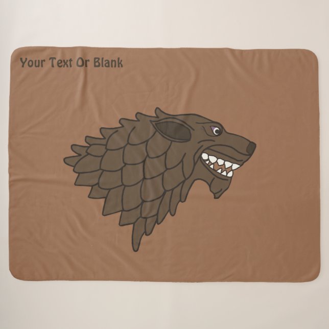 Fenrir/Fenriswolf Sherpadecke (Vorderseite (Horizontal))