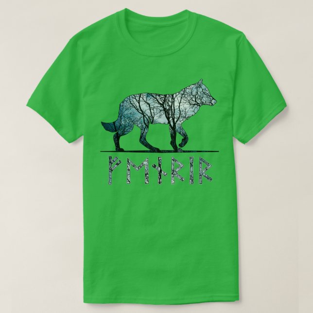 Fenrir Norse Wolf T-Shirt (Design vorne)