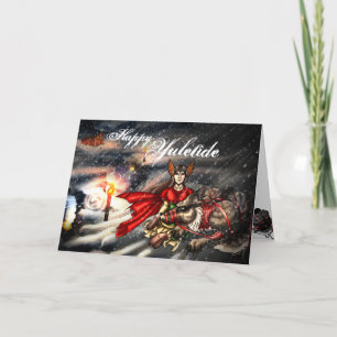 Fensalir's Door: Yuletide Kindness Karte