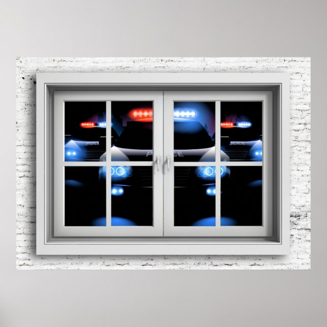 Fenster-Ansicht-Poster Poster (Vorne)
