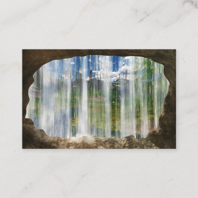 Fenster auf den Cwm-Lesezeichen Visitenkarte (Vorderseite)