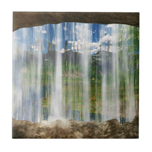 Fenster auf der CWM-Dekorationstafel / Trivet Fliese