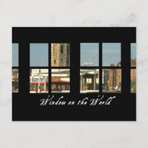 Fenster auf der Welt Nr. 3   Postkarte