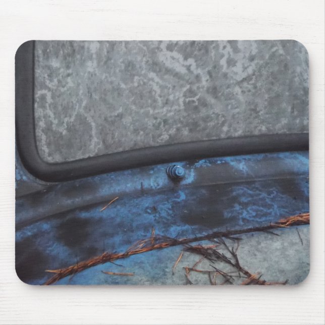 Fenster "Blauer Lkw" Mousepad (Vorne)