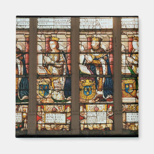 Fenster, das Francois de Bourbon darstellt Magnet