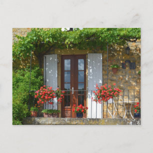 Fenster der Dordogne Postkarte