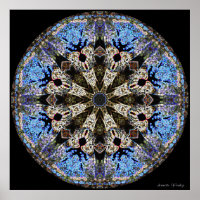 Fenster der Kathedrale Mandala
