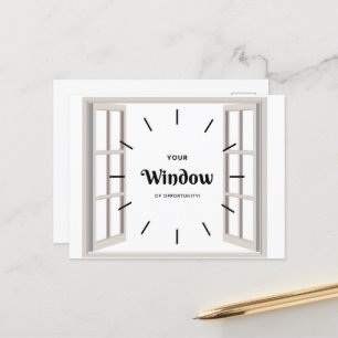 Fenster der Postkarte