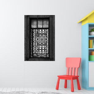 Fenster der Welt: Kairo Moschee B&W Poster