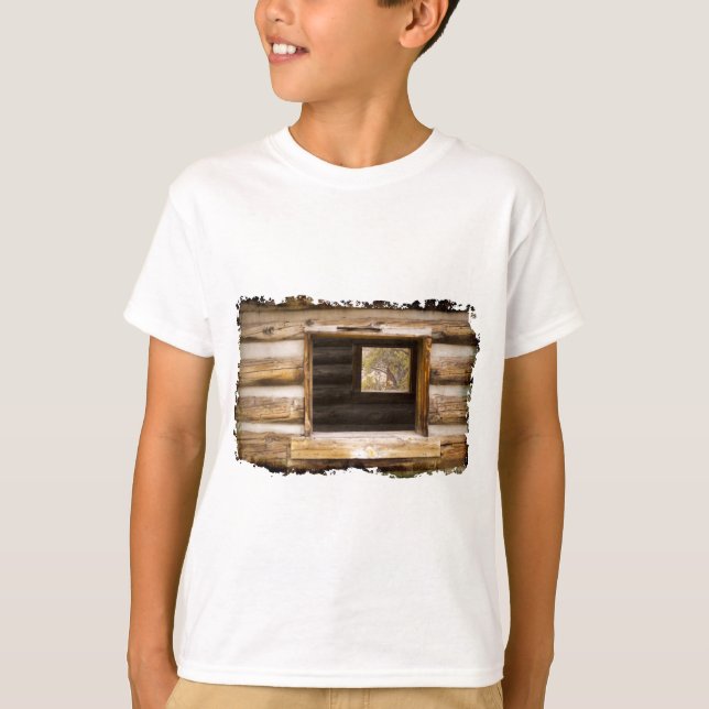 Fenster durch und durch Kabinen T-Shirt (Vorderseite)