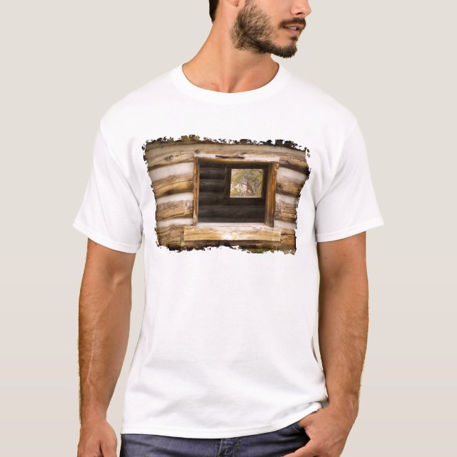 Fenster durch und durch Kabinen T-Shirt (Vorderseite)