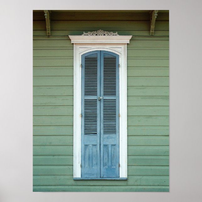 Fenster "Französisches Viertel" Poster (Vorne)
