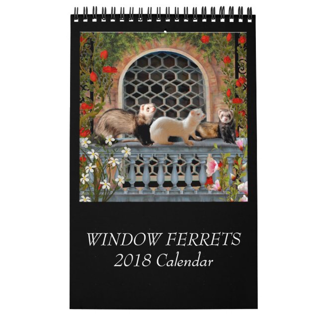Fenster-Frettchen-Kalender Kalender (Titelbild)