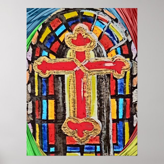 Fenster "Glass Church" Poster (Vorne)
