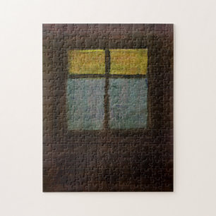 Fenster in Akryllisch auf Leinwand Tuch