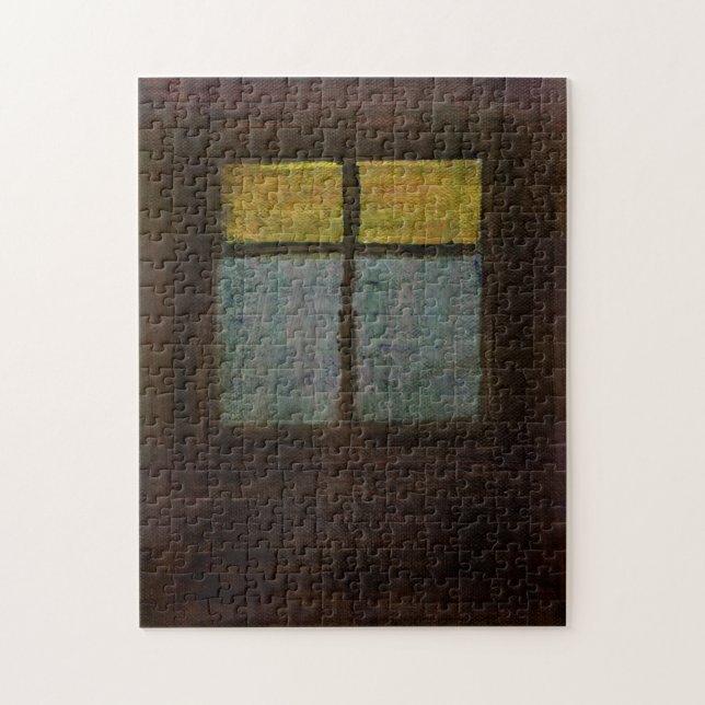 Fenster in Akryllisch auf Leinwand Tuch (Vertikal)