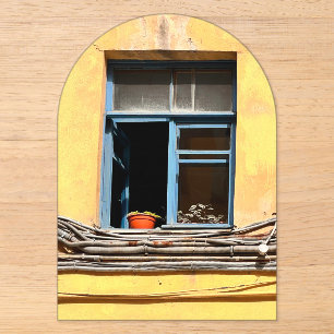 Fenster in Sankt Petersburg Acryleinladungen