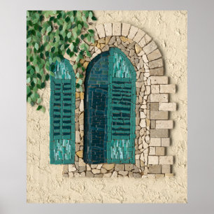 Fenster Jerusalem Poster
