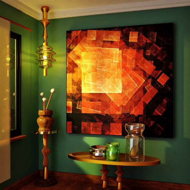 Fenster Licht Abstrakte Art Wrapped Canvas Print Leinwanddruck (Window Light Abstract Art Wrapped Canvas Print)