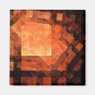 Fenster Light Abstrakt Art Square Magazin Magnet
