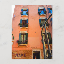 Fenster "Living Architecture" in Venedig - Blume Postkarte