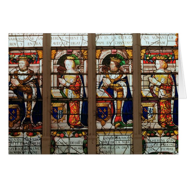 Fenster mit Jacques de Bourbon (Vorderseite (Horizontal))