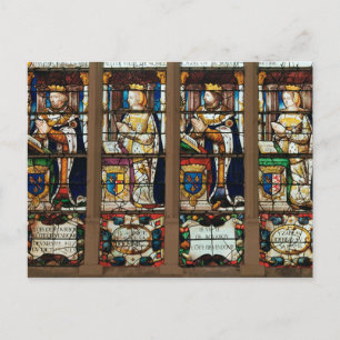 Fenster mit Louis de Bourbon Postkarte