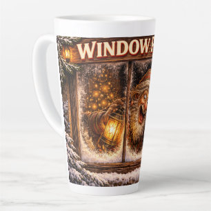 Fenster Späher Isländischer Yule Lad  Milchtasse