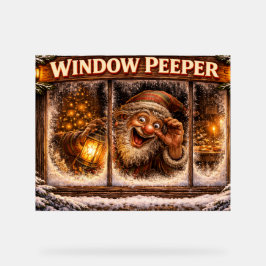Fenster Spanner Isländischer Yule Lad Kunst Acrylschild