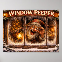 Fenster Spanner Isländischer Yule Lad Poster