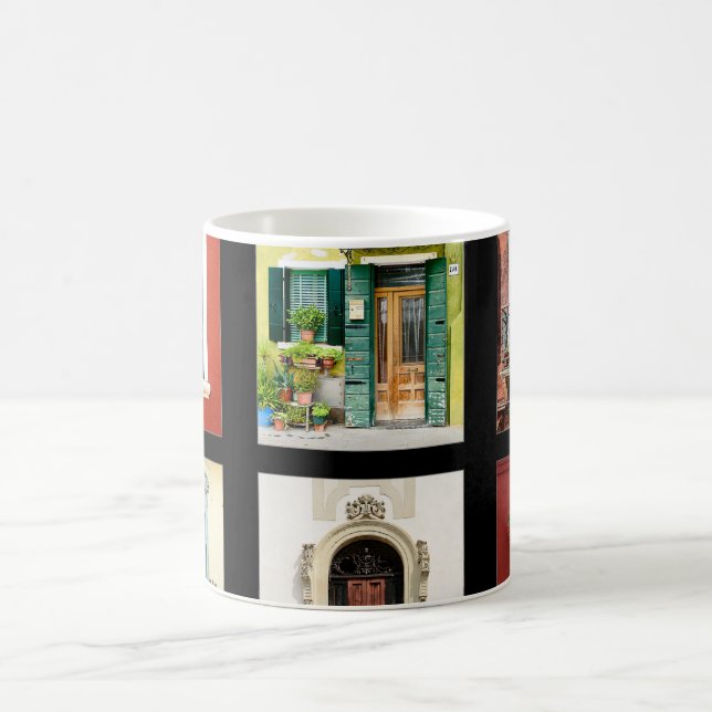 Fenster und Tür der Natur Kaffeetasse (Mittel)