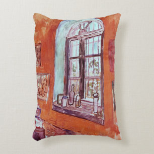 Fenster von Vincent van Goghs Atelier im Asyl Dekokissen