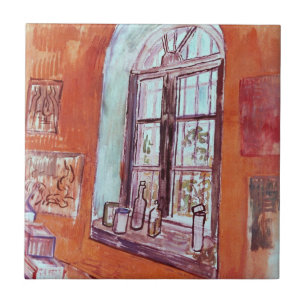 Fenster von Vincent van Goghs Atelier im Asyl Fliese