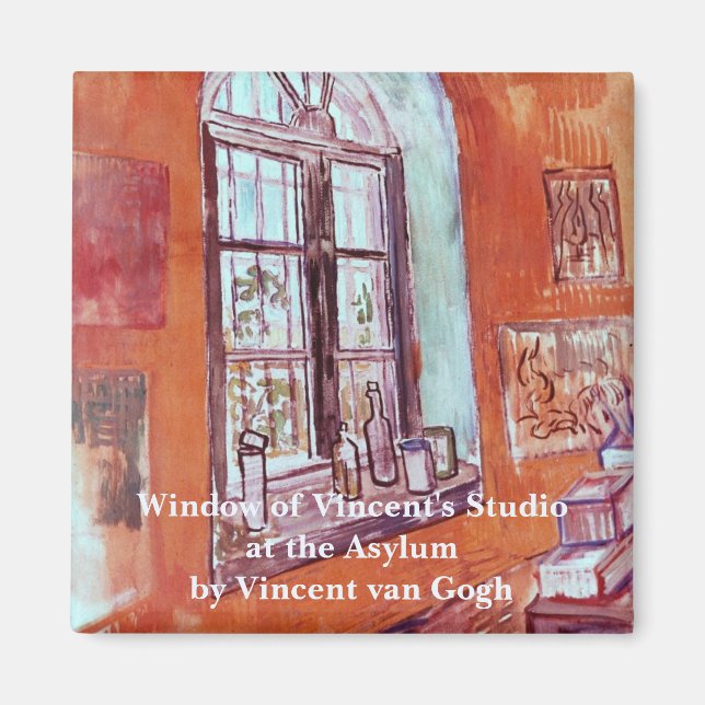 Fenster von Vincent van Gogh's Studio am Asyl Magnet (Vorne)