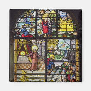 Fenster, welches die Ansammlung des Mannas Magnet