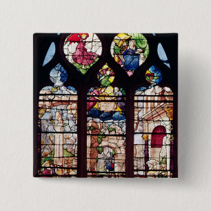 Fenster, welches die Geburt Christi darstellt Button