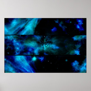 Fenster zu einem Space View Poster