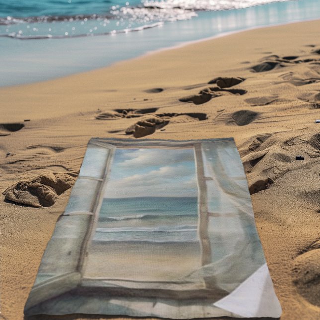 Fenster zu einer Meeresbrise | Küste Strandtuch (Von Creator hochgeladen)