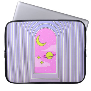 Fenster zum Universum, esoterischer Kosmos digital Laptopschutzhülle