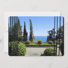 Fensteransicht Feiertagskarte