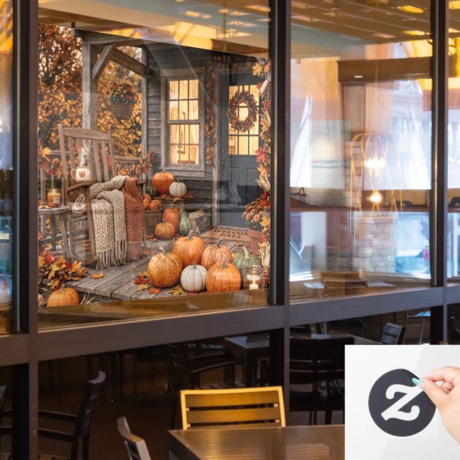 Fensteraufkleber Herbst (Restaurantfenster)