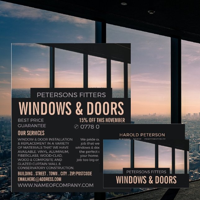 Fensterbereich, Fenster- und Türklappen-Fitnessstu Flyer (Von Creator hochgeladen)