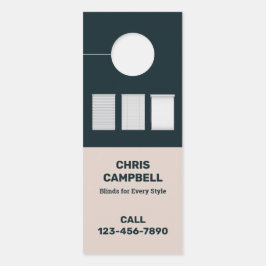 Fensterblindfarben mit benutzerdefinierter QR Türanhänger