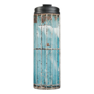 Fenstergitter aus weißem Stahl Thermosbecher