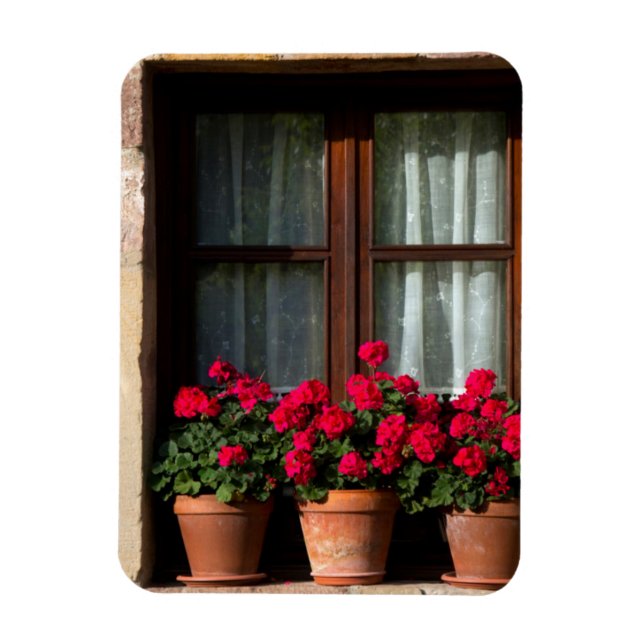 Fensterheber Blume im Dorf Magnet (Vertikal)